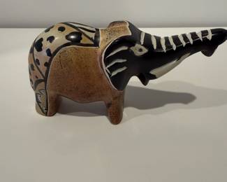 Carved stone elephant