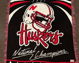 1997 Huskers championship blanket