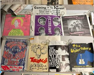 1960s band posters , Midwest, Scribner & West Point NE