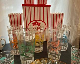 Vintage glass collection 