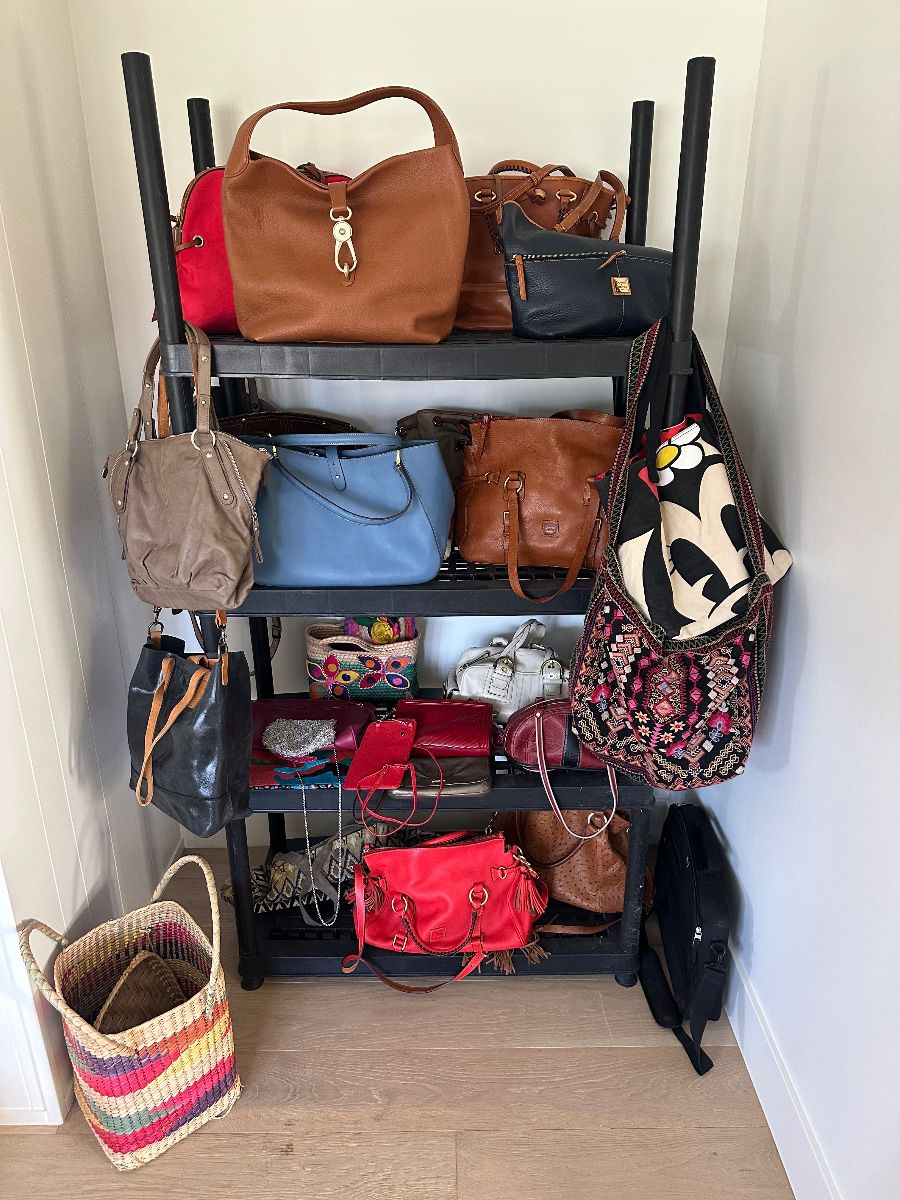 Purses. Dooney & Bourke, coach, Johnny Was etc.