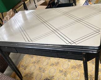 Antique Enamel Table