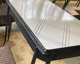 Antique Enamel Table