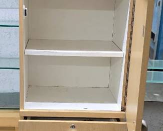 Cabinet with tool holder