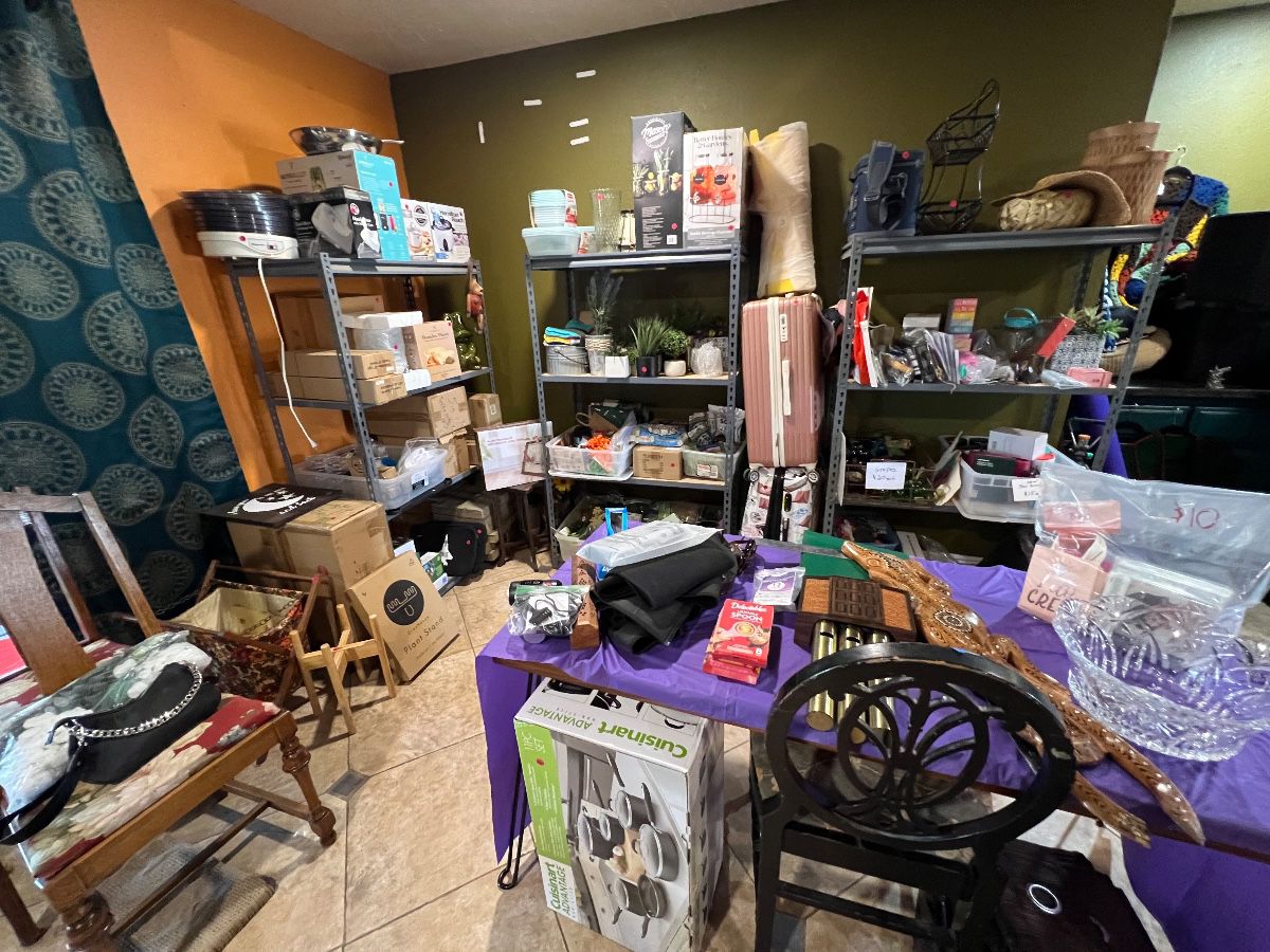 Misc. metal shelves for sell too