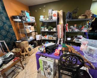 Misc. metal shelves for sell too