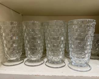 set of Indiana Glass drinking glasses