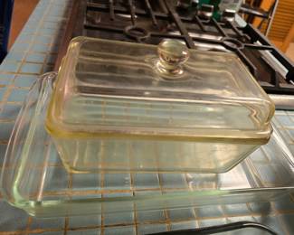 Westinghouse covered casserole dish - very heavy/thick glass