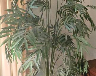 Large selection of artificial plants, this one in an oriental ceramic vase