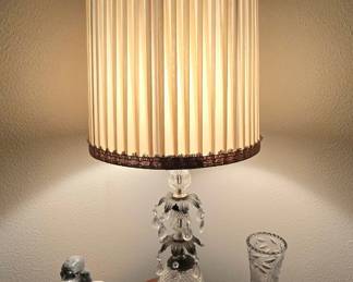 One of many vintage lamps with original shades