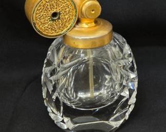 Vintage Marcel Franck crystal perfume atomizer 