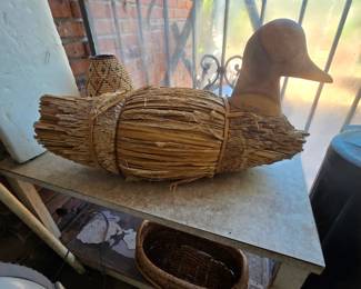 Large decorative duck decoy