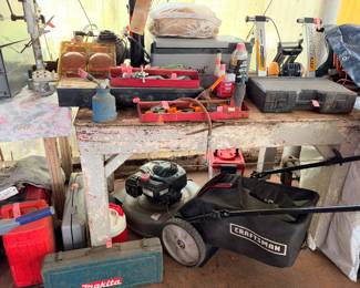 Somebody needs to start this baby up. We have gasoline somewhere on the property. More good crap in this bunch of stuff