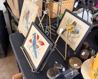 More odds and ends. Love these little birds…