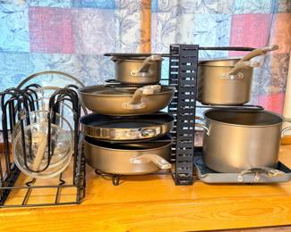 95 SetofCirculonNonStickInductionSuitableCookwareRacks