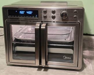 55 MideaFlexifyFrenchDoorToasterOvenAirFryerCombo