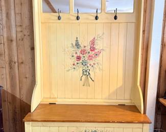 22 FarmhouseHallTreeBench