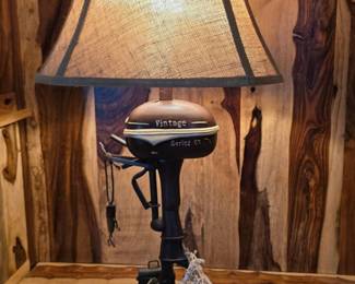 67 UniqueVintageDirectBoatMotorTableLamp