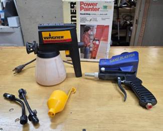 228 WagnerPowerPainterAbrasiveMediaGun