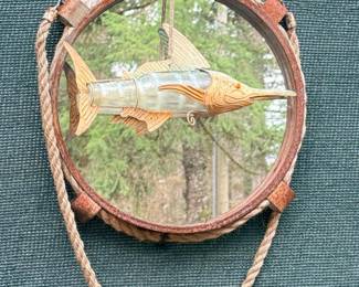 156 OutdoorDecorativeSwordfishMirror