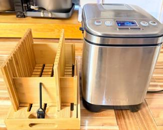 152 CuisinartBreadMakerBambooBreadSlicingJig