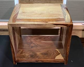 49 PorterDesignsSolidSheeshamCubeStyleSideTable