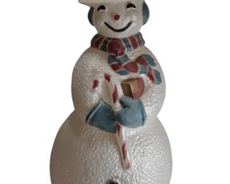 Vintage Blow Molds Snowman