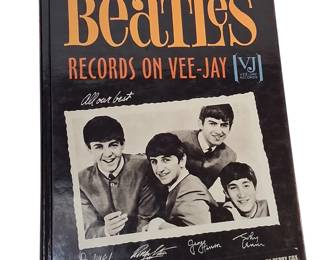 Signed Beatles Records on Vee-Jay Bruce Spizer Book Beatles Apple Record, Parlophone Bruce Spizer Books Beatles Are Coming, Swan Song Bruce Spizer Books Beatles Capitol Records Part One Two Spizer Books 1st Edition Beatles Books BBC Archives, Anthology  Beatles Paperback Books Peter Max 1st Printing Etc