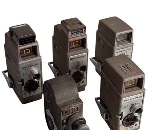 Vintage Bell & Howell 8mm Movie Cameras