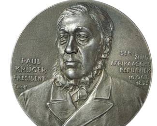 1900 Paul Kruger Silver Coin Boer War South Africa