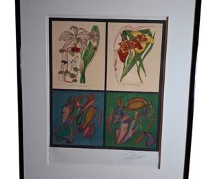 Mihail Chemiakin "Untitled" Signed Print. 