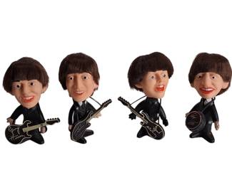 1964 Beatles Remco Dolls w/ Instruments Complete Set Vintage Beatles Comic Books Superman Marvel Etc