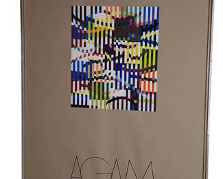 Yaacov AGAM Poster in Acrylic Frame