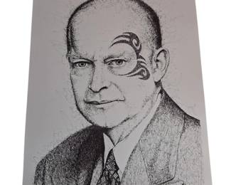 Scribdraw "Ike Tyson" Limited Serigraph Signed Numbered