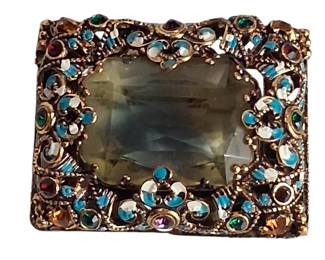 Vintage West Germany Costume Jewelry Brooch