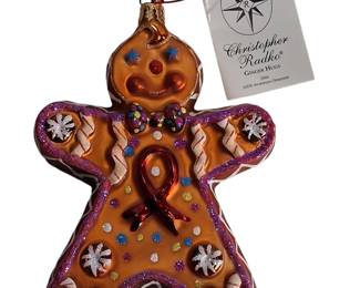 Radko Gingerbread Man Ornament