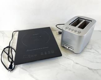 Lot 1210  Breville Die cast Smart Toaster MOdel VTA820XL B Berghoff Induction Cook Top