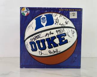 Lot 859  Duke University Early 2000s Signed Basketball