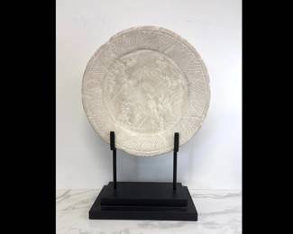 Lot 979  Large Stone Platter Display Stand