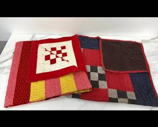 Lot 778  Vintage Lap Quilts