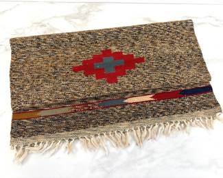 Lot 785  Southwestern Woven Tapestry Textile Rug
