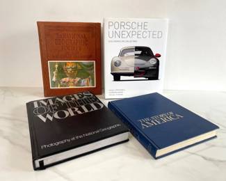 Lot 1031  Porsche Unexpected Coffee Table Book  Signed Nat Geo Books More