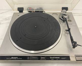 Lot 808  Vintage Hitachi HT45 Direct Drive Turntable