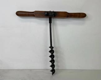 Lot 920  Antique THandle Wood Auger