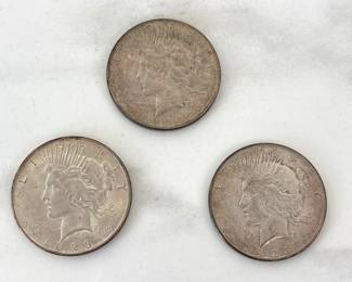 Lot 1063  1923 Peace Silver Dollar Coins