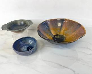 Lot 1209  Studio Pottery Bowls