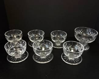 Lot 1138  Waterford Crystal Footed Pedestal Bowls