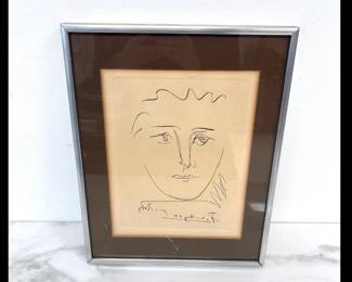 Lot 907  The Collectors Guild  Pablo Picasso  Pour Roby  Etching Art Print