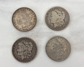 Lot 1061  1890 Morgan Silver Dollar Coins
