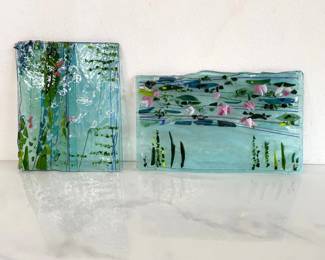 Lot 1071  Handmade Fused Art Glass
